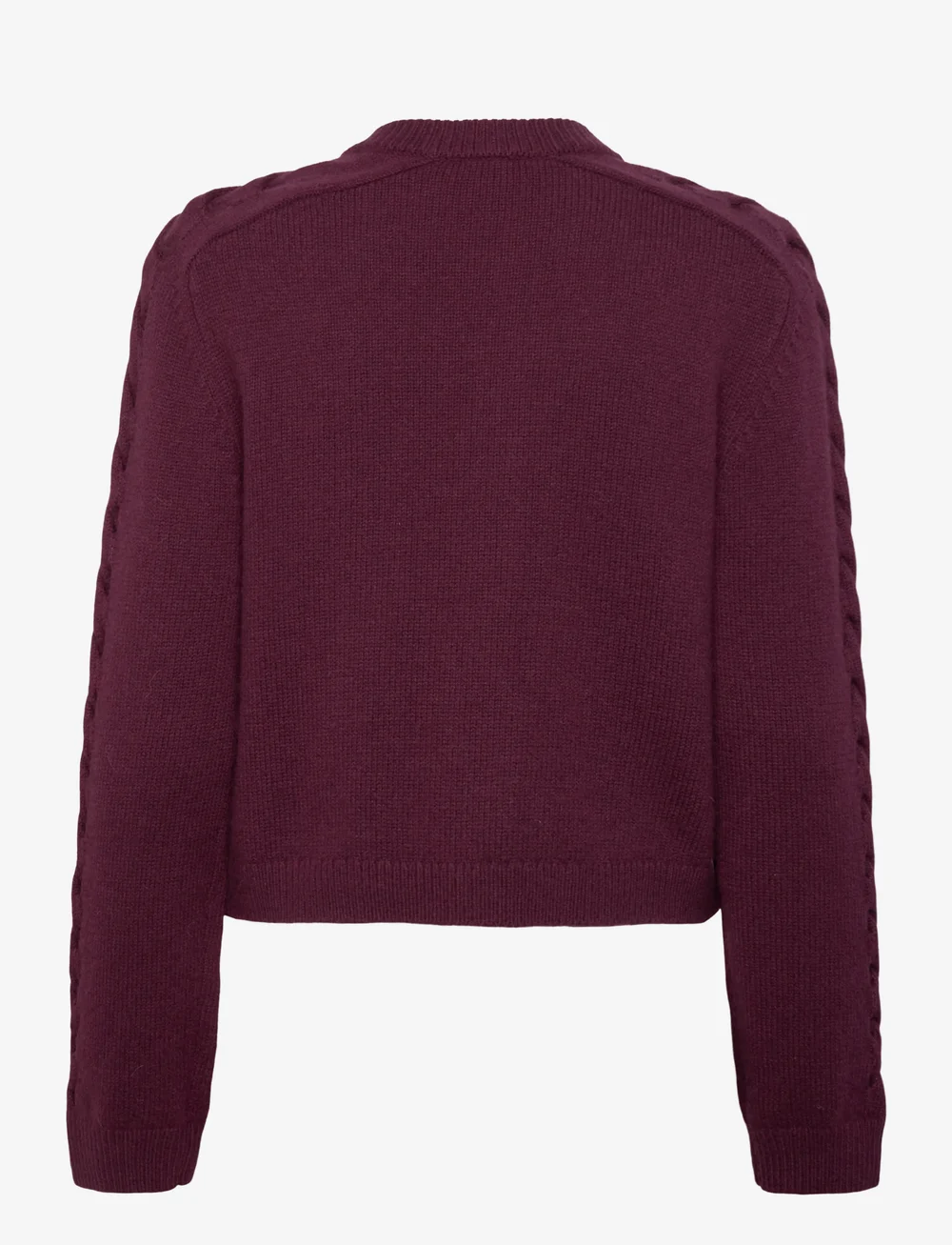 Dante6 - Dante6-Haby braided cardigan - koftor - mulberry red - 2
