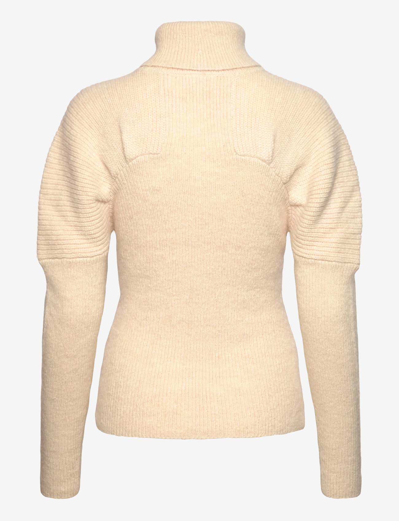 Dante6 - Dante6-Rye pleated sweater - turtlenecks - oatmeal cream - 2