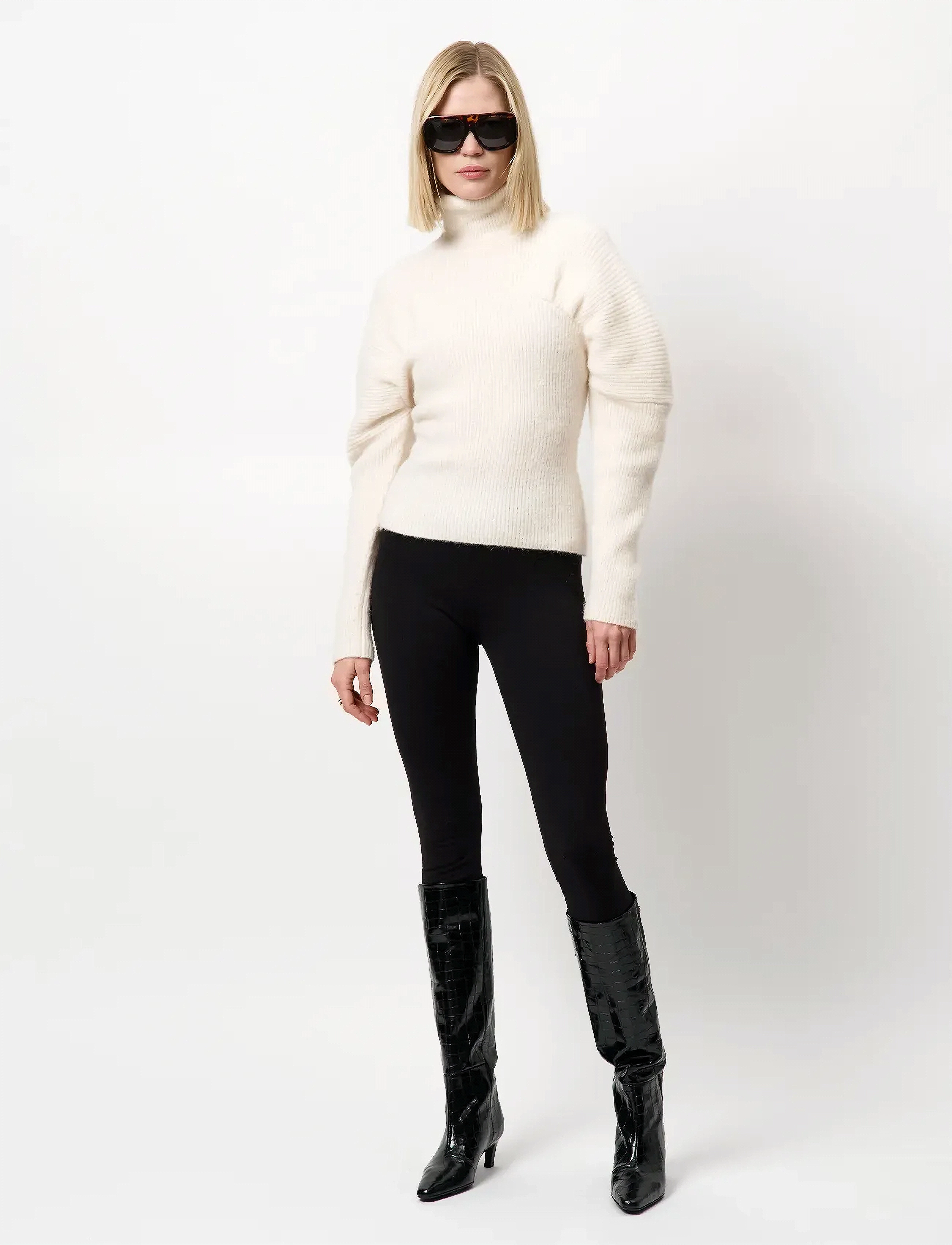 Dante6-Rye Pleated Sweater