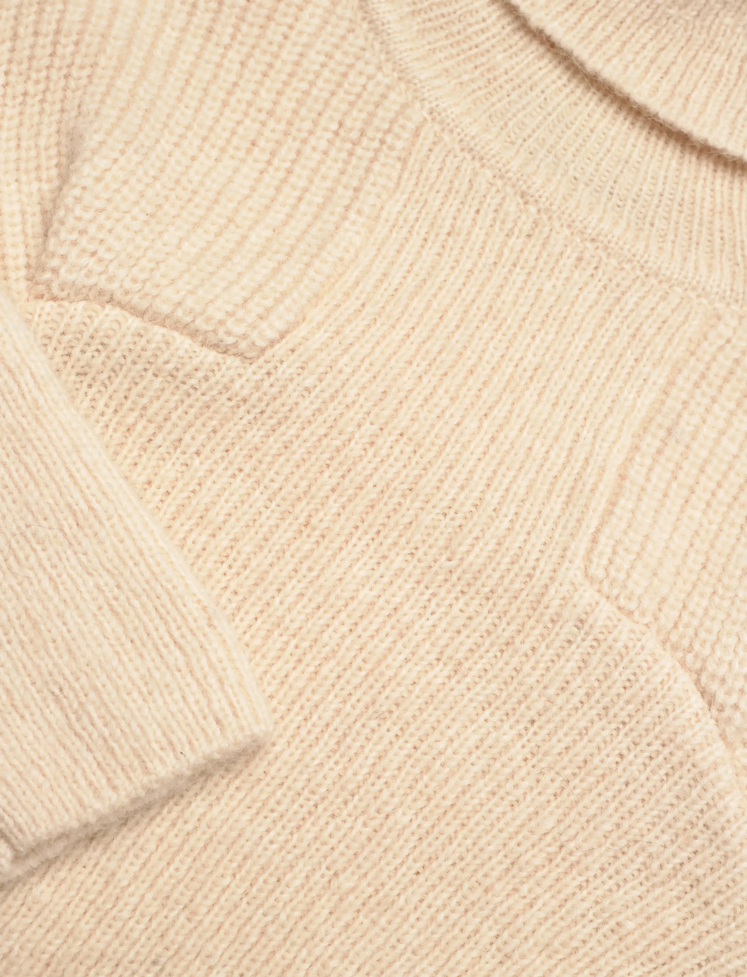 Dante6 - Dante6-Rye pleated sweater - rollkragenpullover - oatmeal cream - 4