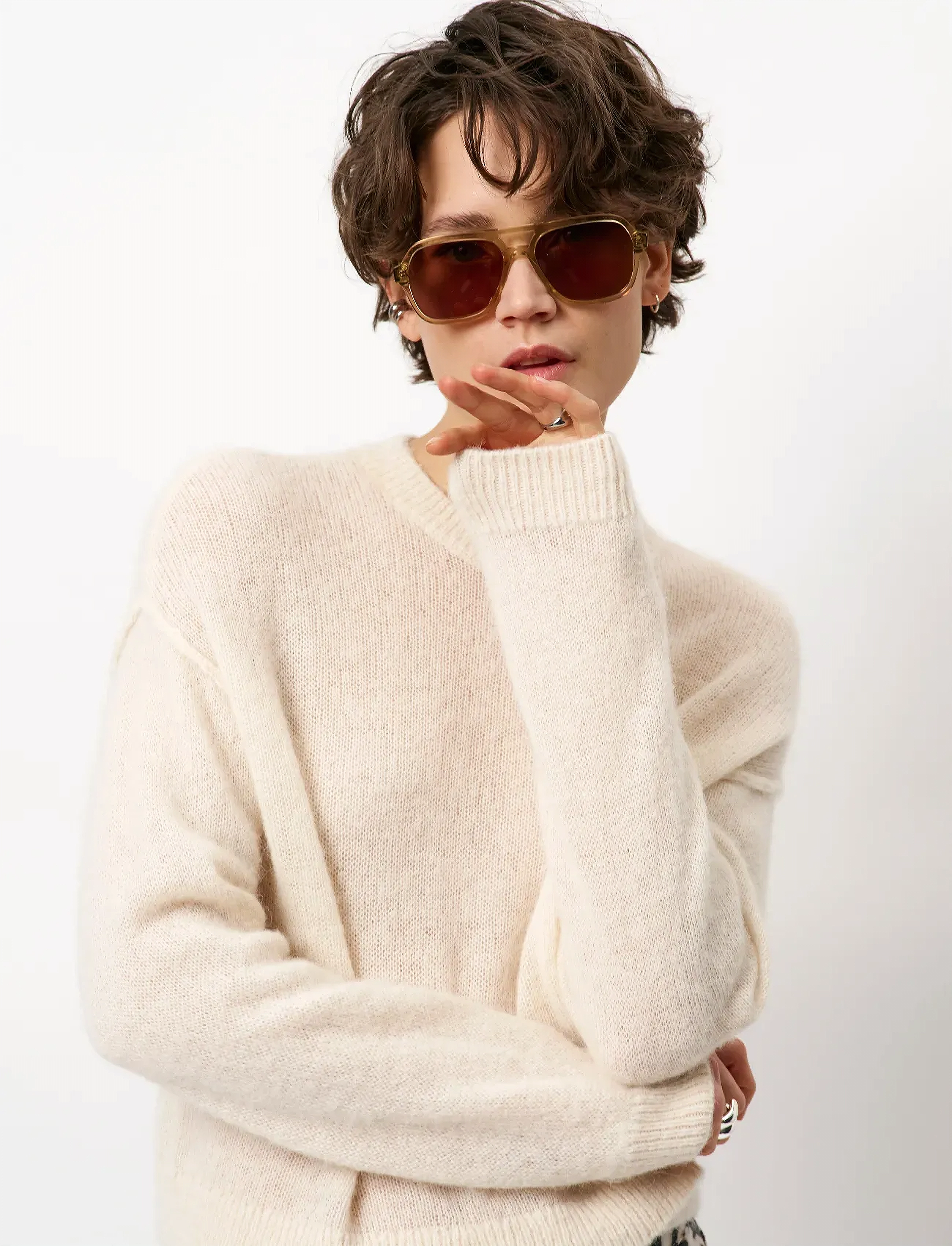Dante6 - Dante6-Ariama crewneck sweater - striktrøjer - oatmeal cream - 3
