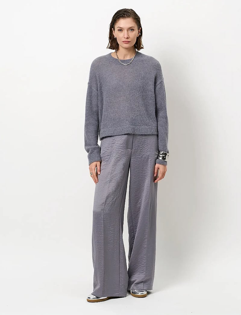 Dante6 - Dante6-Ariama crewneck sweater - strikkegensere - thunder blue - 0