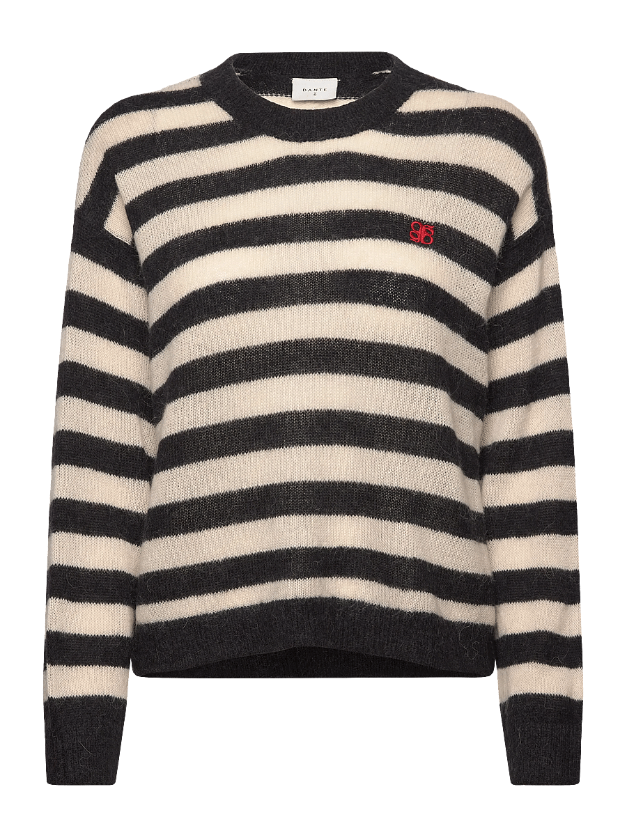 Dante6 - Dante6-Ariama striped sweater - black/cream - 1