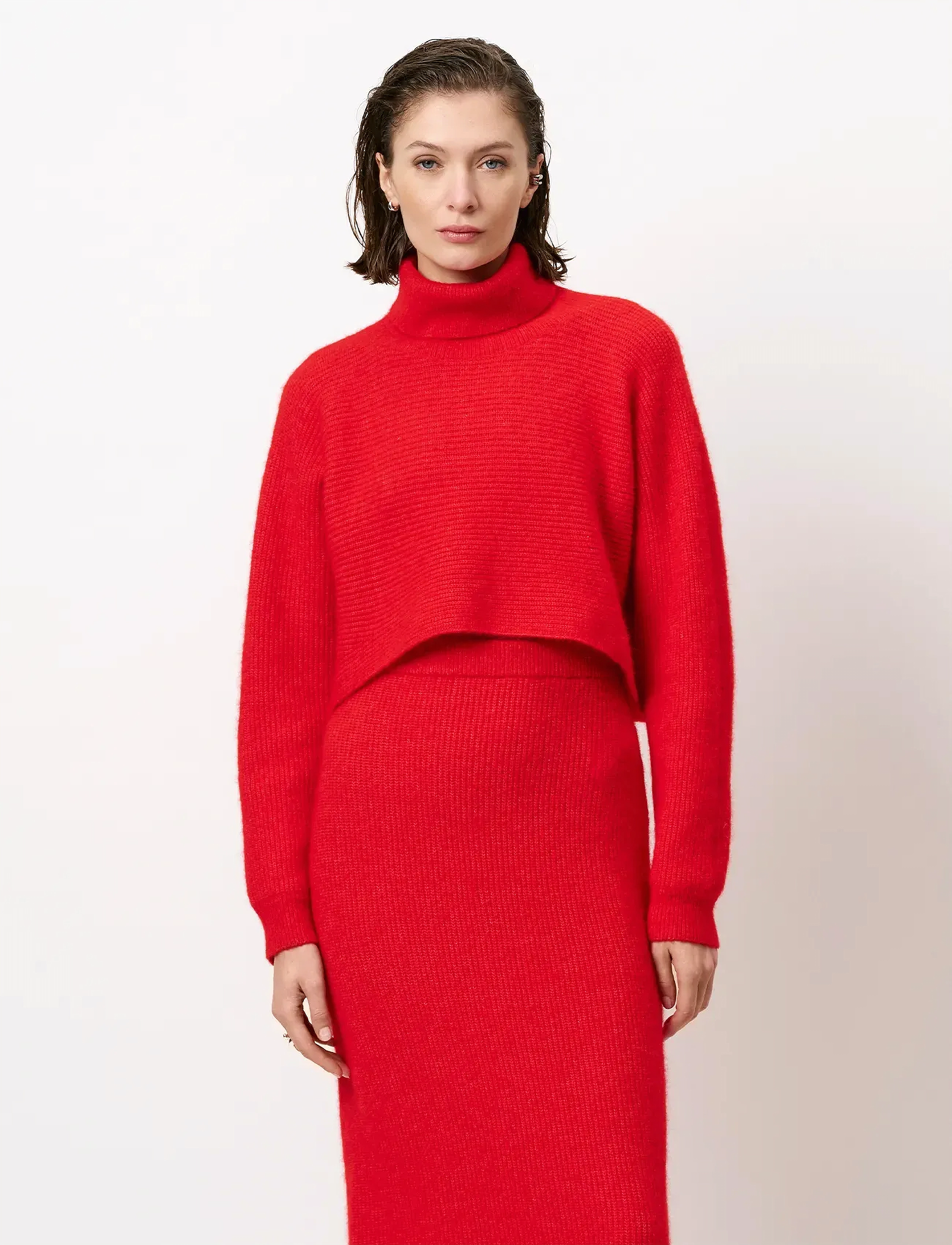 Dante6 - Dante6-Yuria  turtle neck sweater - rollkragenpullover - fiery red - 3