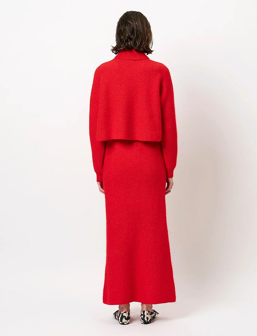 Dante6 - Dante6-Yuria turtle neck sweater - rollkragenpullover - fiery red - 4