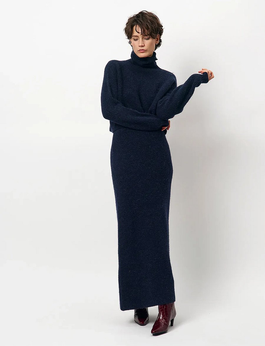 Dante6 - Dante6-Yuria turtle neck sweater - turtlenecks - nocturnal blue - 0