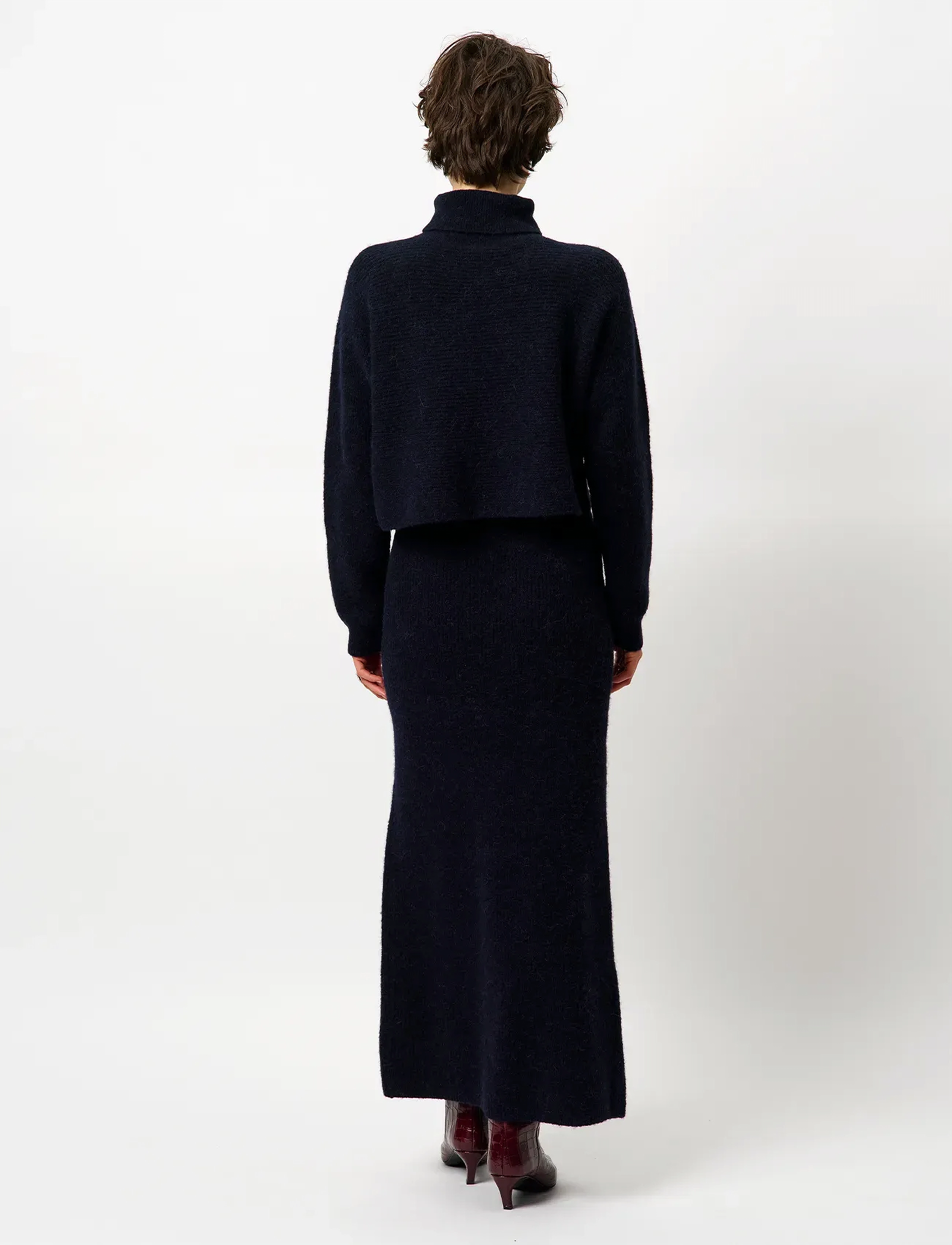 Dante6 - Dante6-Suzy knitted long skirt - strickröcke - nocturnal blue - 4