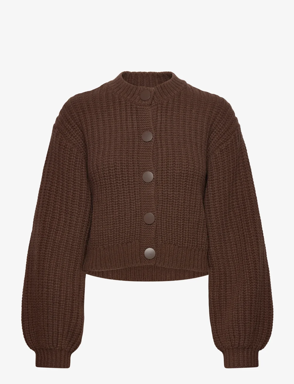 Dante6 - Dante6-Zinnia chunky wool cardigan - cardigans - granola brown - 1