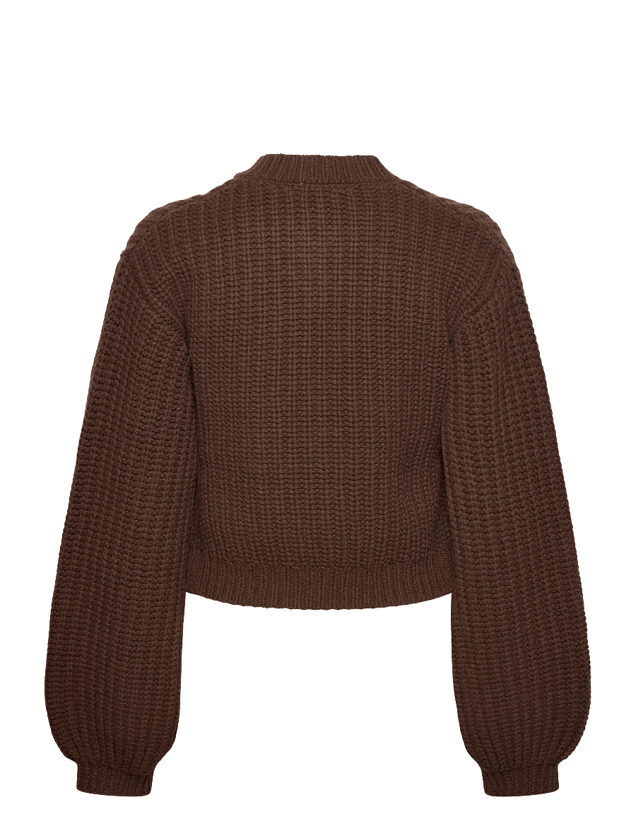 Dante6 - Dante6-Zinnia chunky wool cardigan - cardigans - granola brown - 2