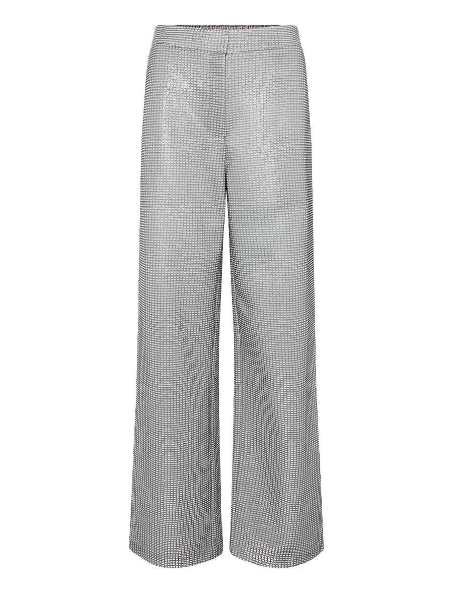 Dante6 - Dante6-Aremi metallic straight leg pants - bukser med lige ben - silver - 0