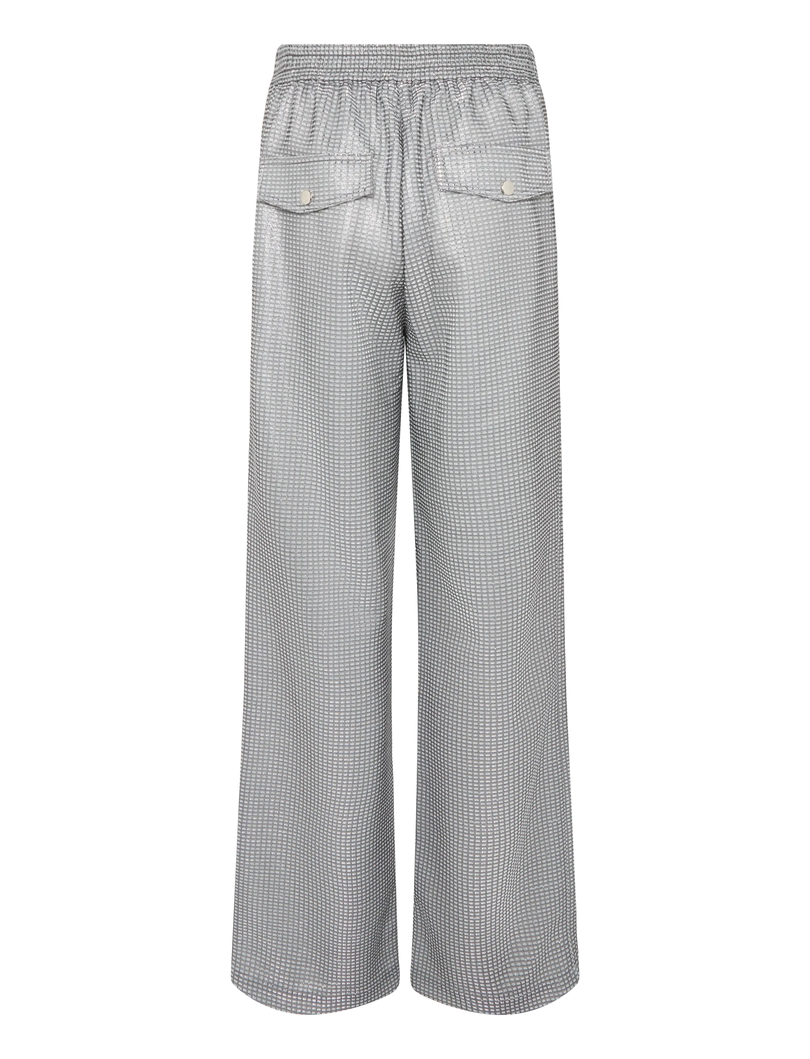 Dante6 - Dante6-Aremi metallic straight leg pants - straight leg trousers - silver - 1