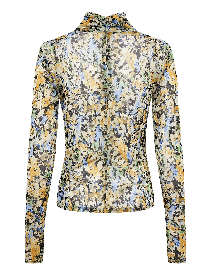 Dante6 - Dante6-Ferni printed mesh top - langærmede toppe - multicolour - 2