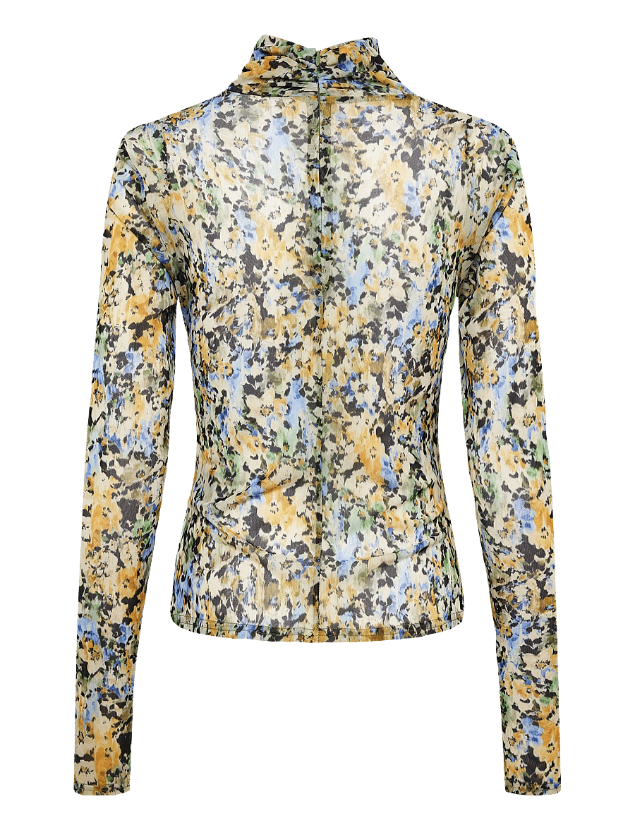 Dante6 - Dante6-Ferni printed mesh top - pikkade varrukatega alussärgid - multicolour - 2