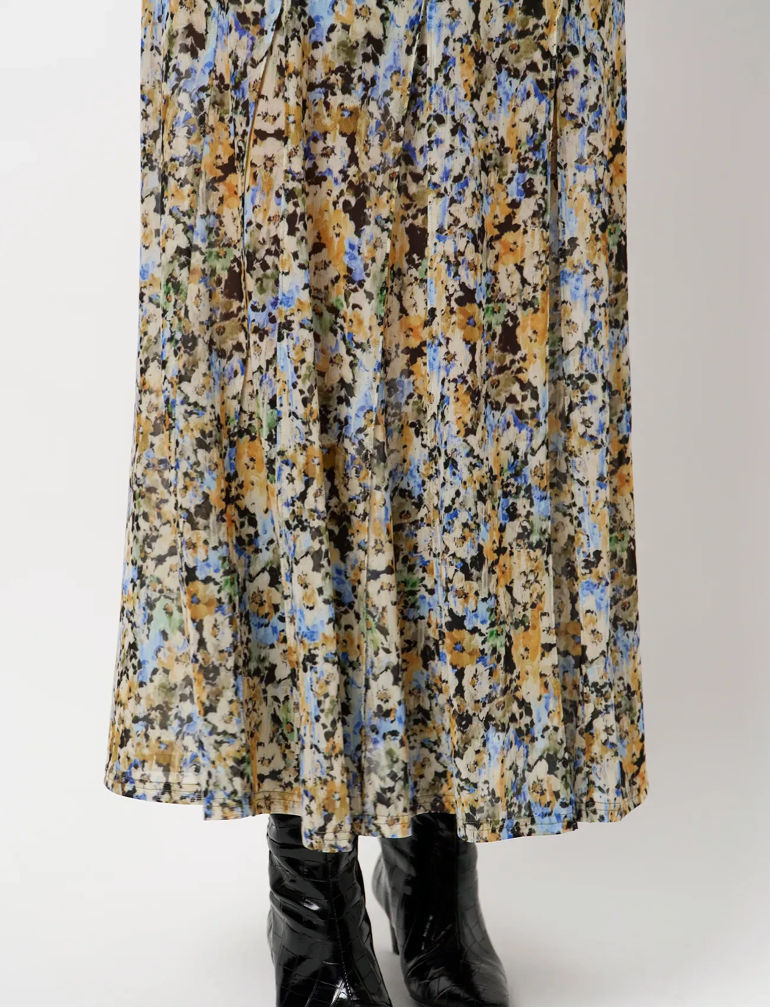 Dante6 - Dante6-Solis printed mesh maxi skirt - maxi röcke - multicolour - 3