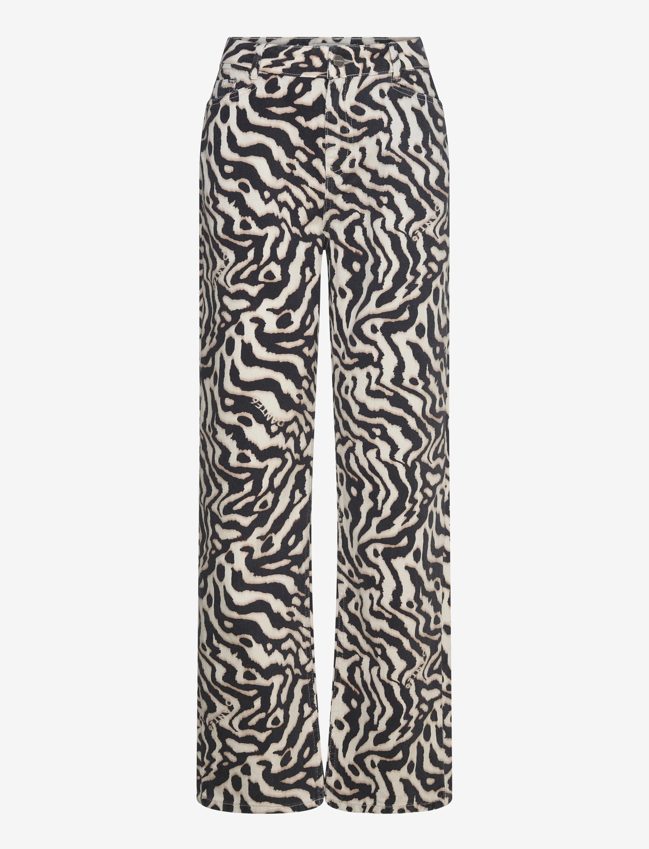 Dante6 - Dante6-Spotted animalistic jeans - raka jeans - black/cream - 0