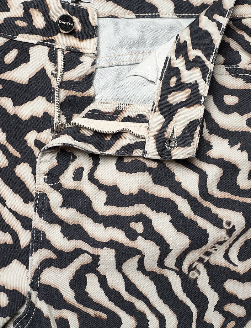 Dante6 - Dante6-Spotted animalistic jeans - sirge säärega teksad - black/cream - 3