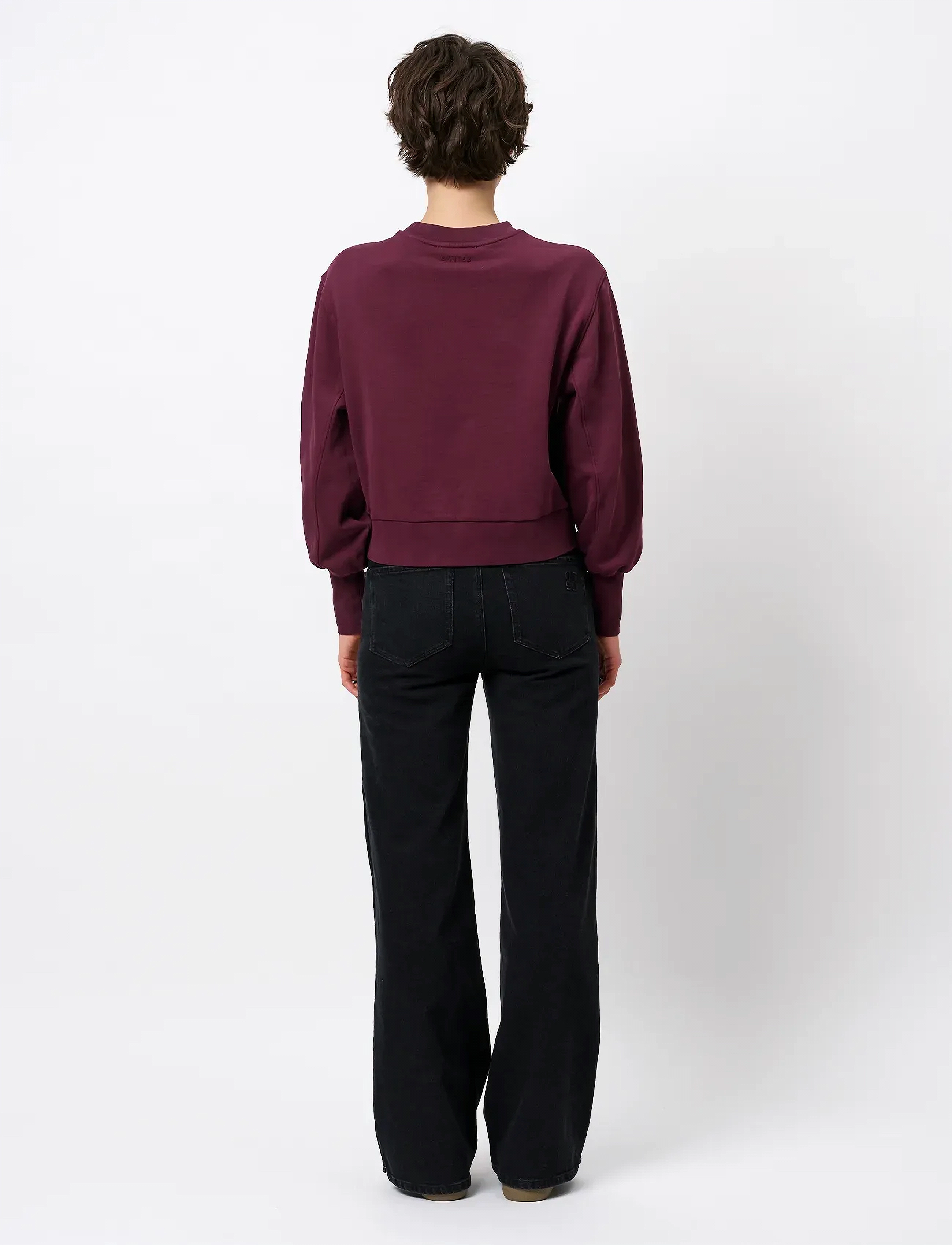 Dante6 - Dante6-Belvina button up wide leg jeans - vida jeans - washed black - 4