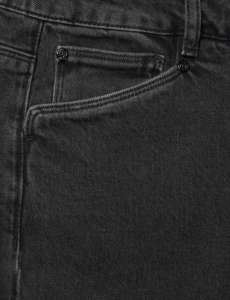 Dante6 - Dante6-Belvina button up wide leg jeans - vida jeans - washed black - 5