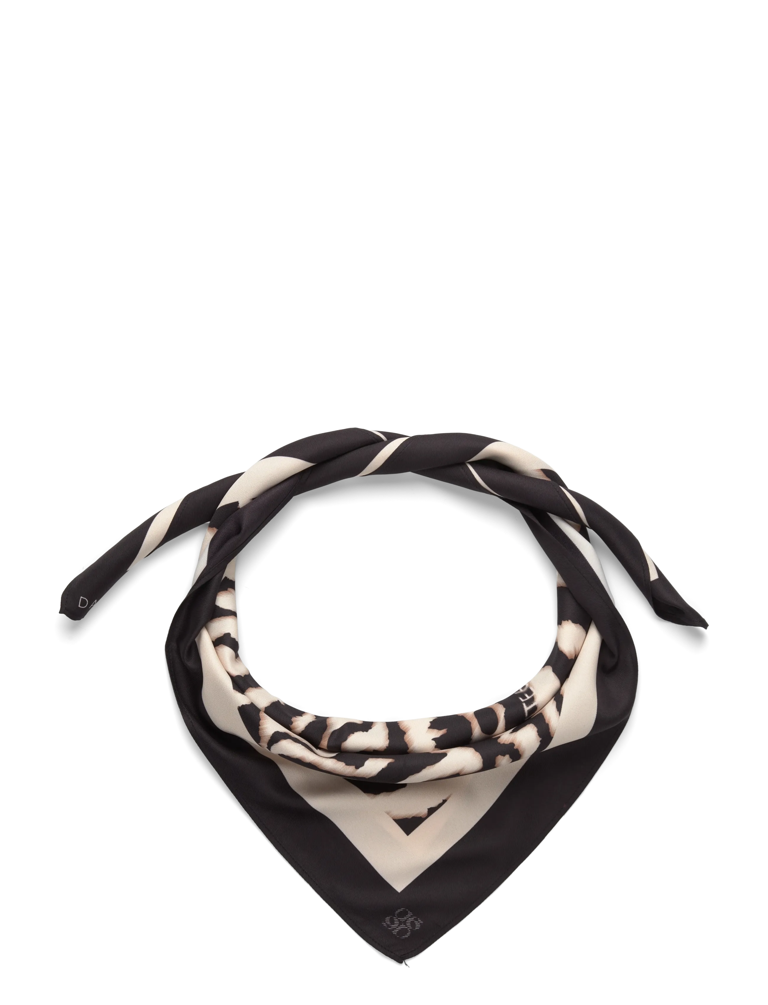 Dante6 Dante6-Zebra scarf - Scarves - BLACK/CREAM / cream
