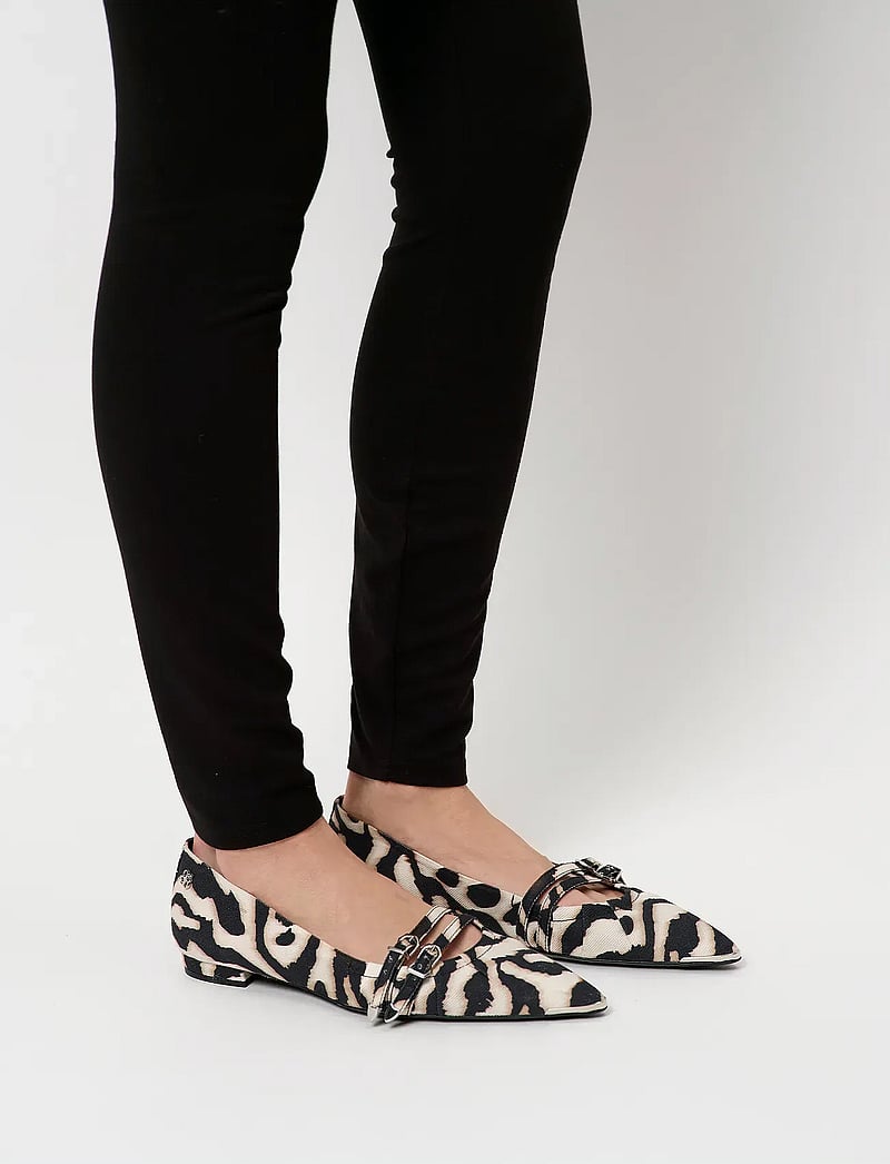 Dante6 - Dante6-Abbey animalistic point toe flats - besondere anlässe - black/cream - 2