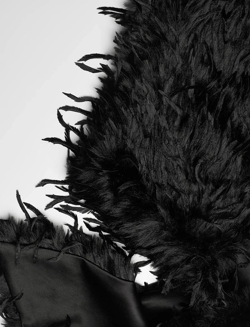 Dante6 - Dante6-Frisson featherlook waistcoat - gestrickte westen - raven - 3