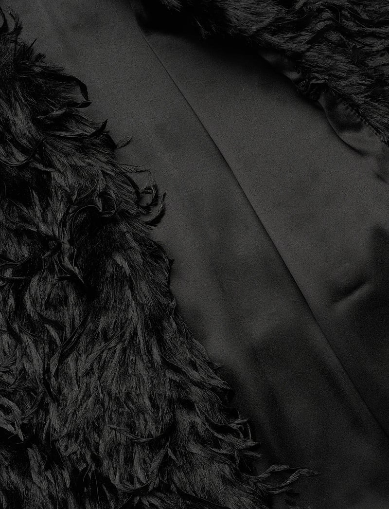 Dante6 - Dante6-Frisson featherlook waistcoat - gestrickte westen - raven - 4