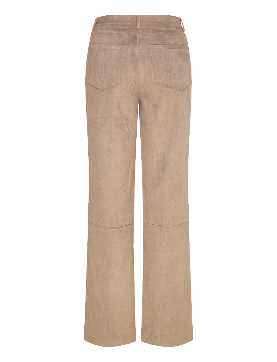 Dante6 - Dante6-Carmen faux suede pants - hose mit geradem bein - stone - 1
