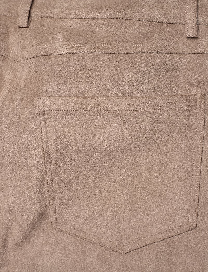 Dante6 - Dante6-Carmen faux suede pants - bukser med lige ben - stone - 4