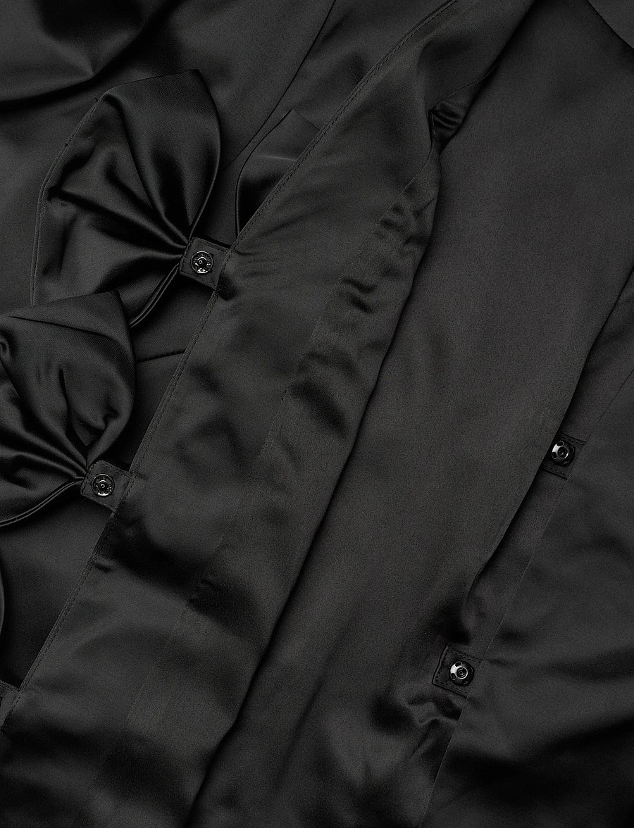 Dante6 - Dante6-Soralla bow detail top - långärmade blusar - raven - 3