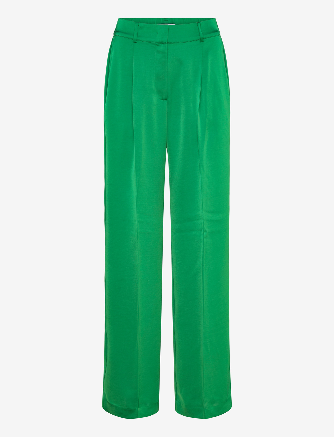 Dante6 - Dante6-Jules satin smart pants - laia säärega püksid - ultra green - 0
