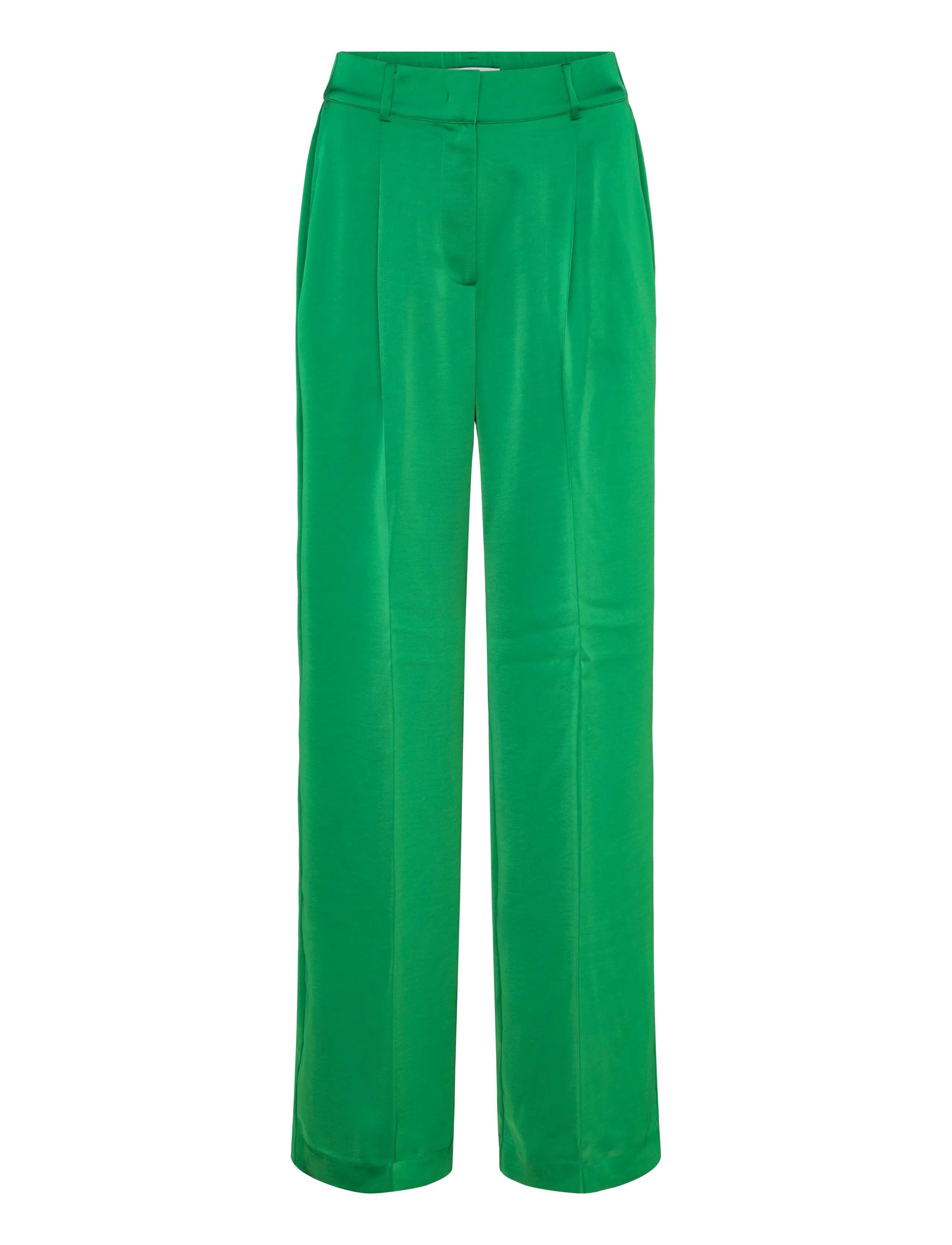 Dante6 Dante6-Jules satin smart pants - Broeken - ULTRA GREEN / green
