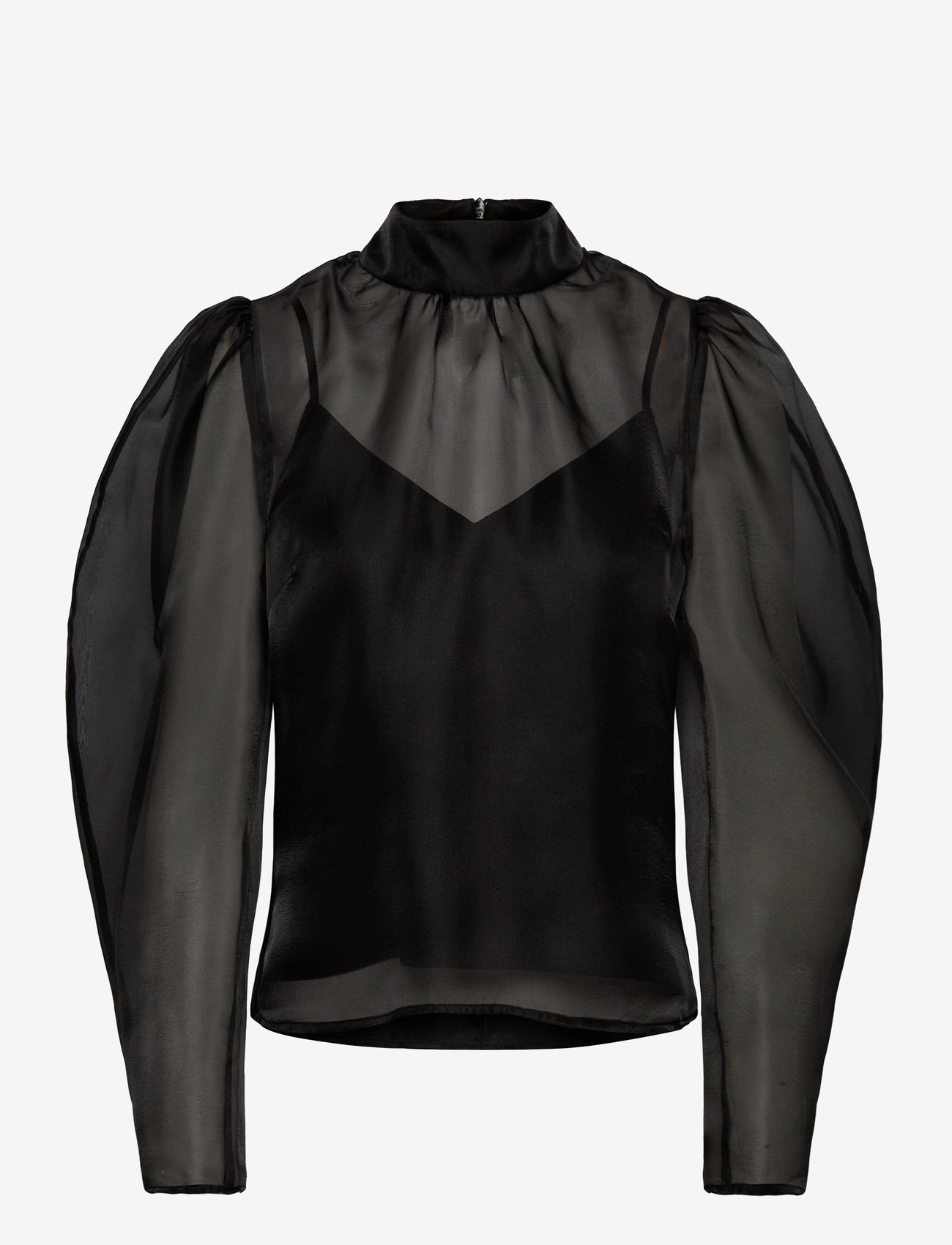 Dante6 - Dante6-Ocean puffy sleeve top - långärmade blusar - raven - 0