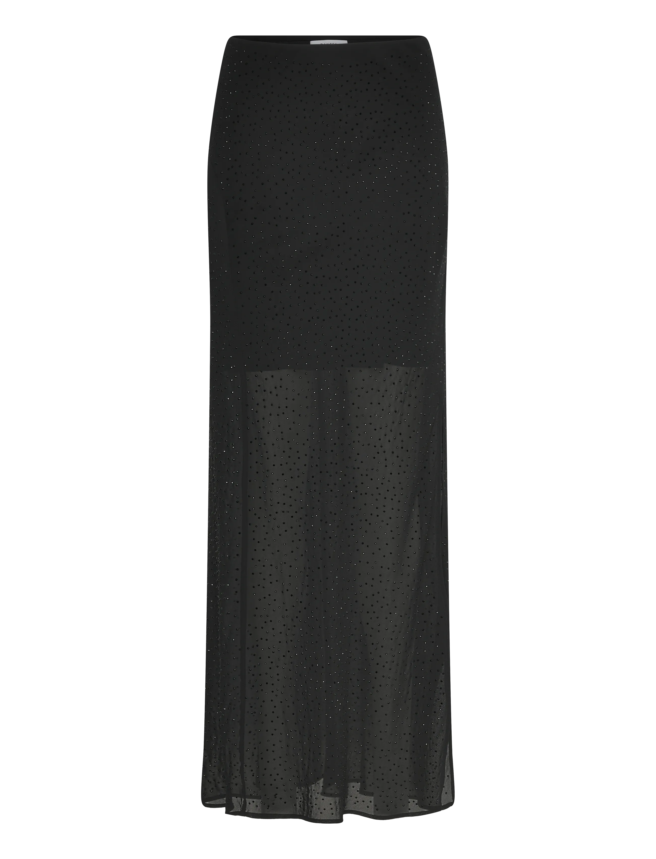 Dante6 Dante6-Silao rhinestone  skirt - Officewear - RAVEN / black