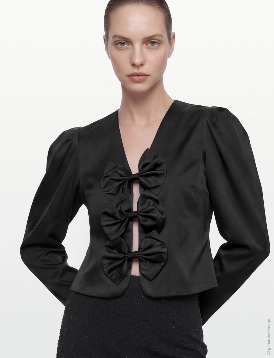 Dante6 - Dante6-Silao rhinestone skirt - pailletten-röcke - raven - 4