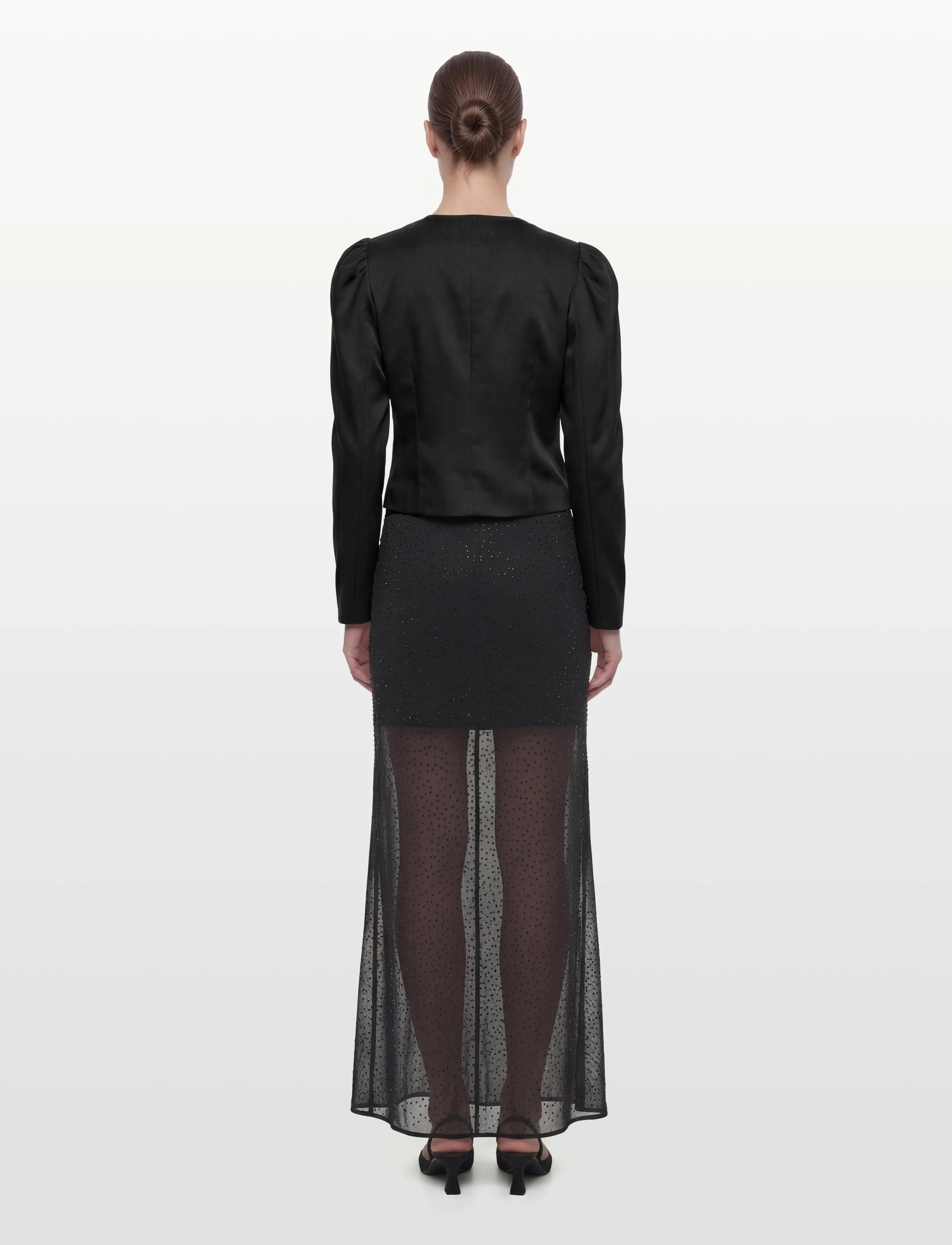 Dante6 - Dante6-Silao rhinestone  skirt - pailletten-röcke - raven - 5