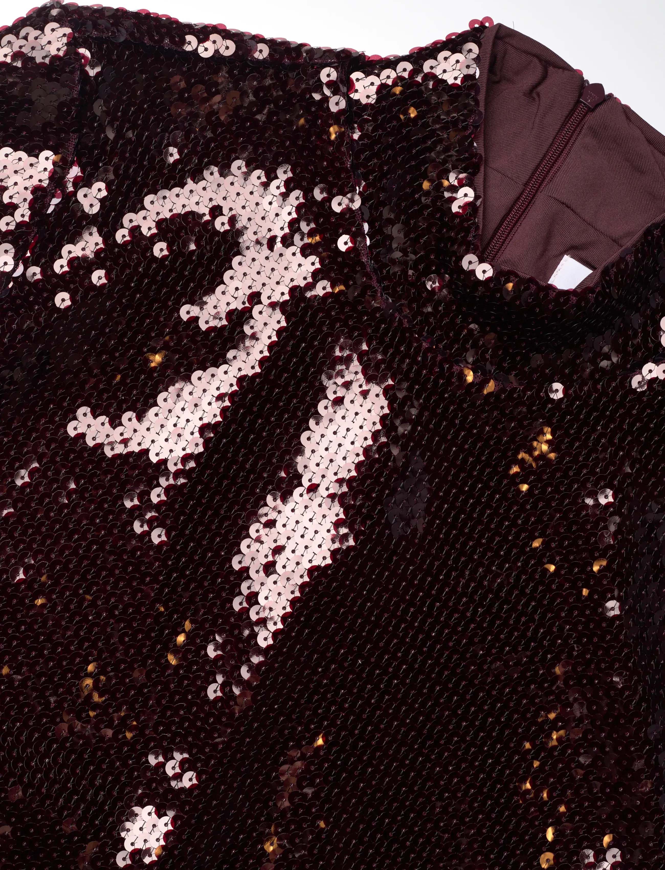 Dante6 - Dante6-Paige sequins top - festtoppe - dark cherry - 5