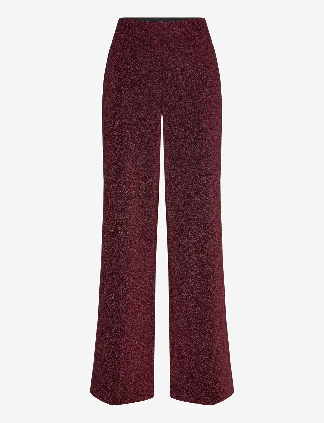 Dante6 - Dante6-Noemia lurex pants - hosen mit weitem bein - dark cherry - 0