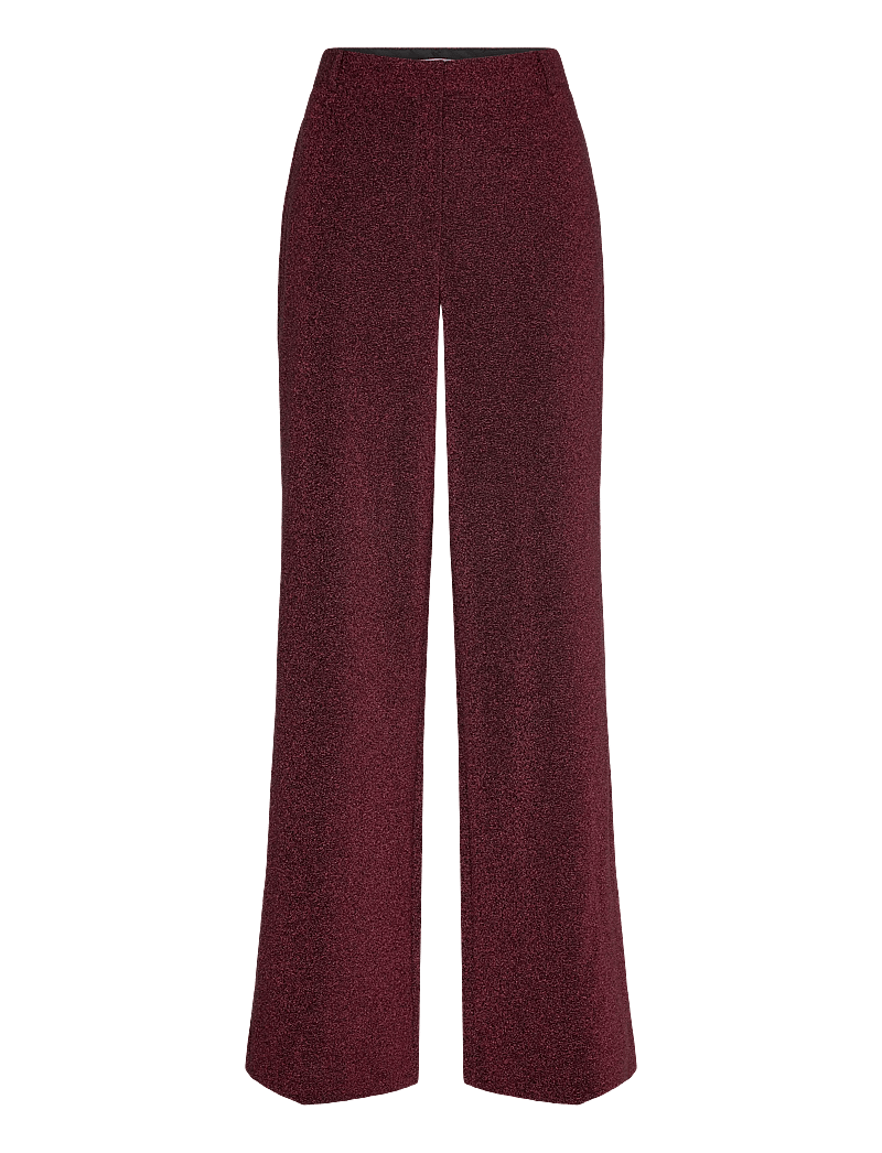 Dante6 - Dante6-Noemia lurex pants - hosen mit weitem bein - dark cherry - 0