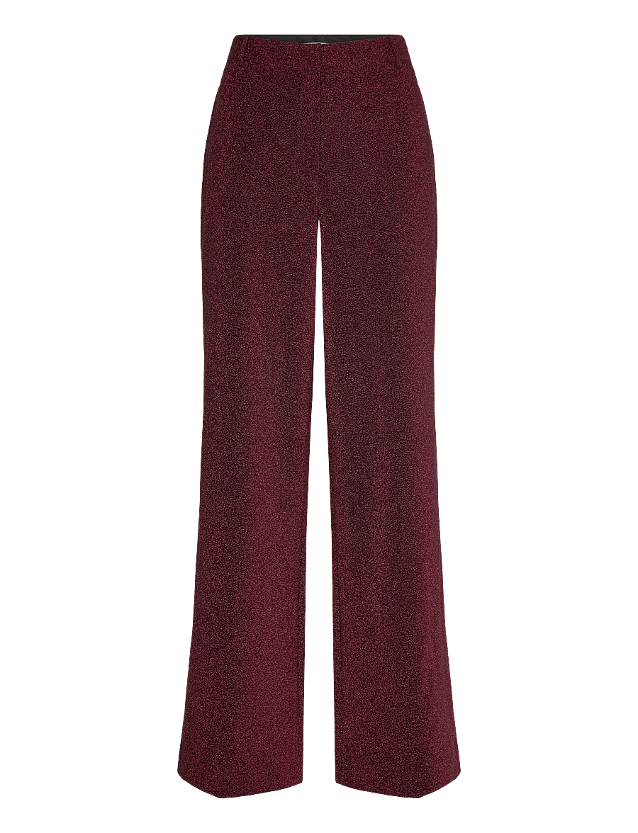 Dante6 - Dante6-Noemia lurex pants - hosen mit weitem bein - dark cherry - 1