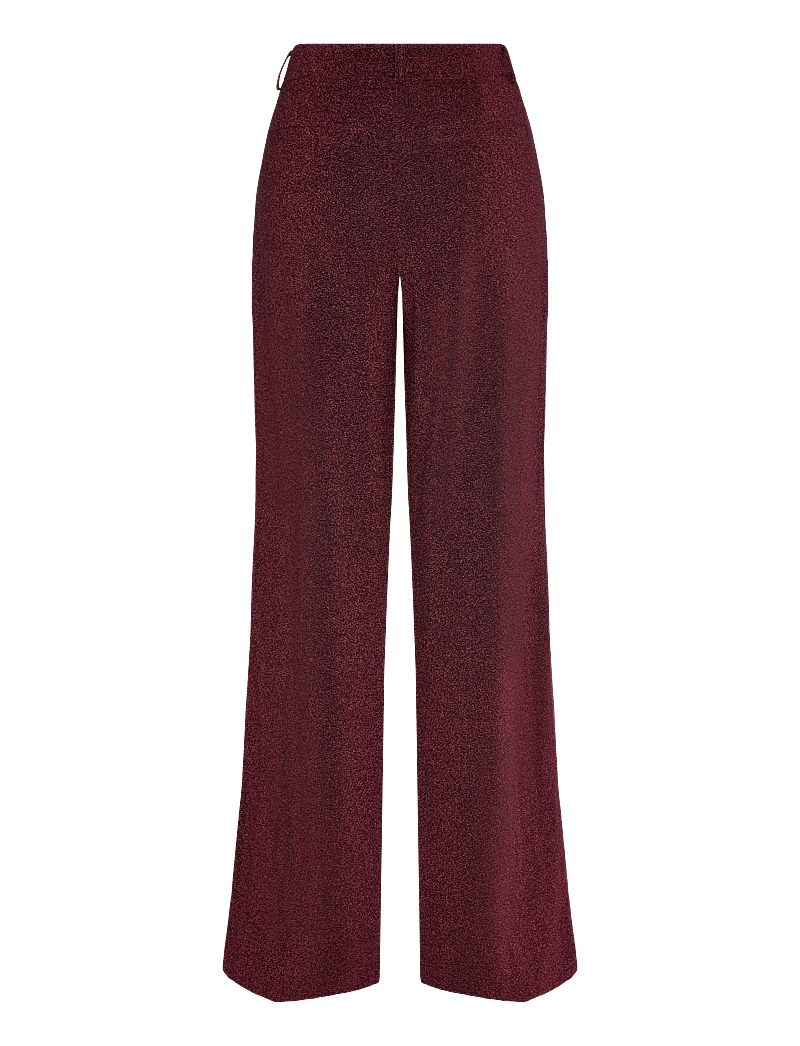 Dante6 - Dante6-Noemia lurex pants - hosen mit weitem bein - dark cherry - 1