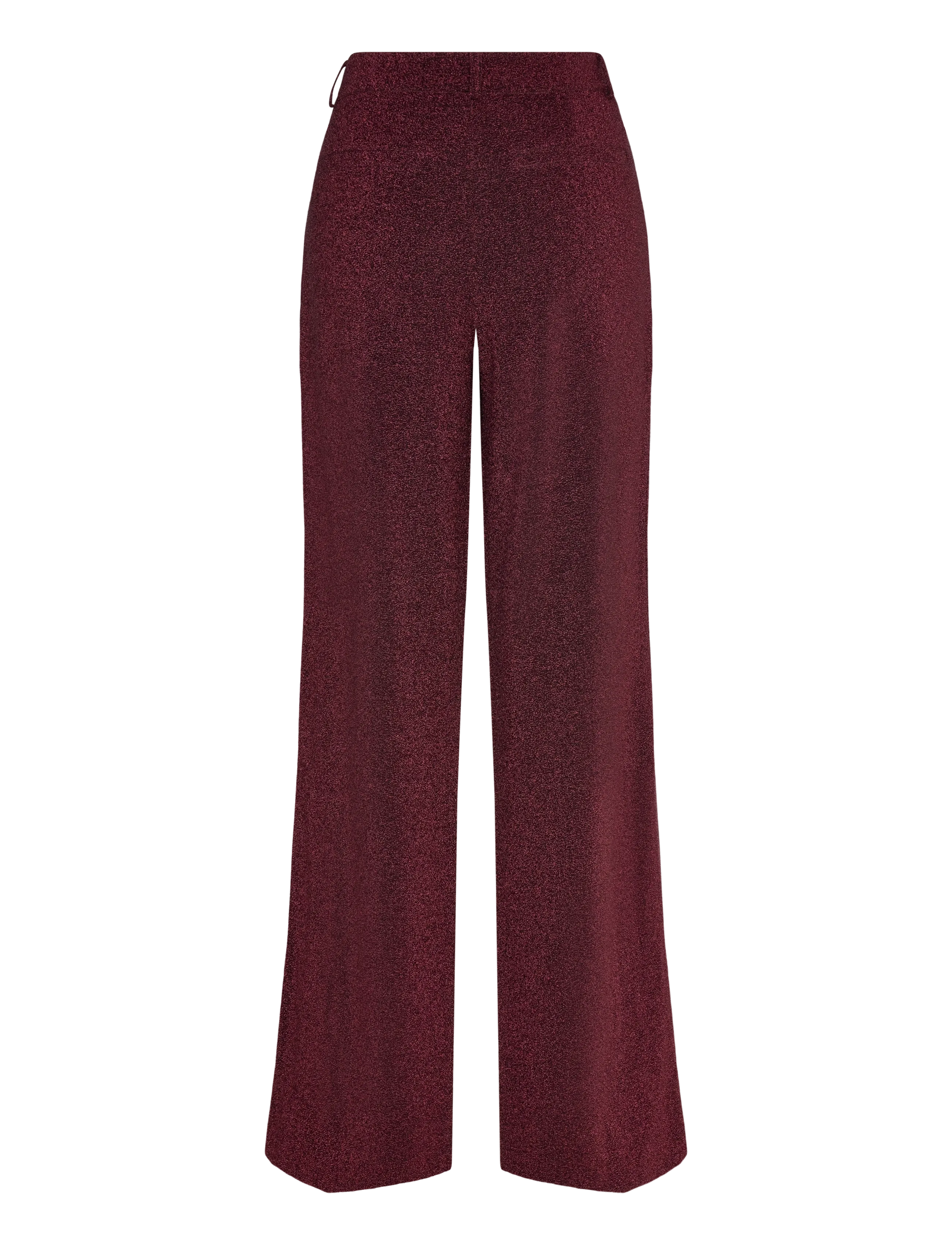 Dante6 - Dante6-Noemia lurex pants - hosen mit weitem bein - dark cherry - 2