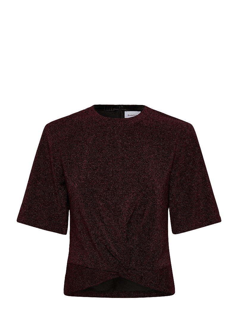 Dante6 - Dante6-Fantina lurex top - t-särgid - dark cherry - 1