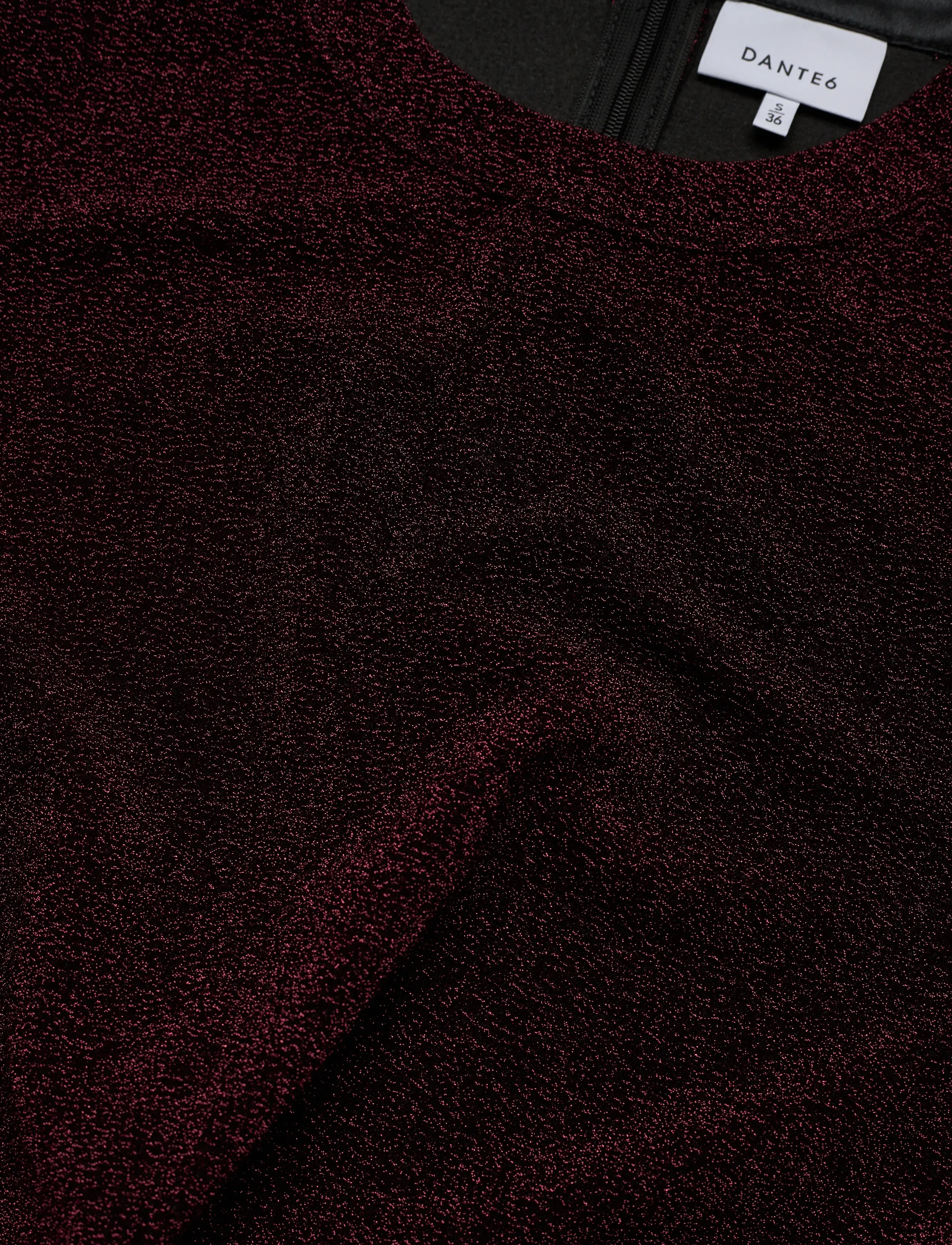 Dante6 - Dante6-Fantina lurex top - t-shirts - dark cherry - 5