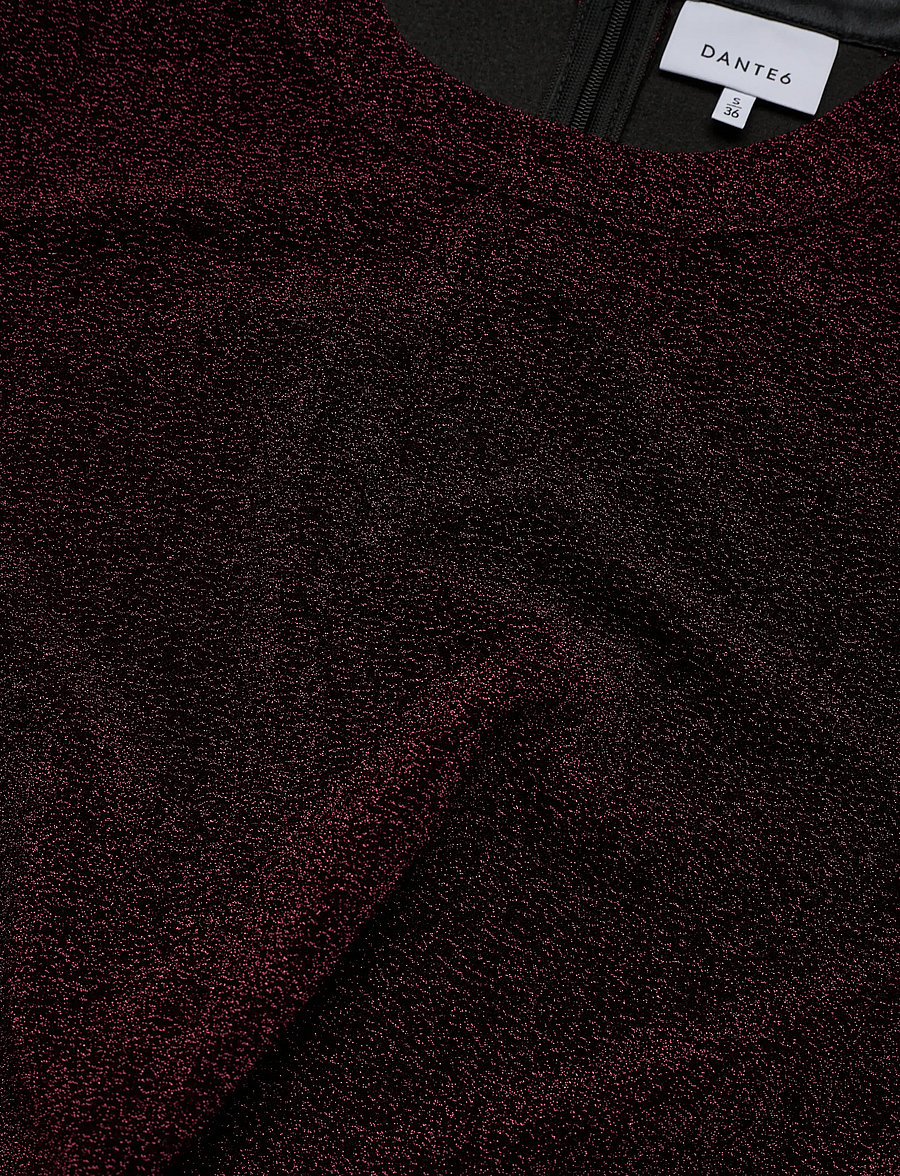Dante6 - Dante6-Fantina lurex top - t-shirts - dark cherry - 5
