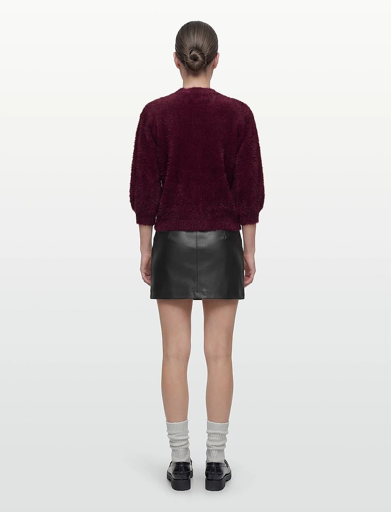 Dante6 - Dante6-Meganne cardigan - koftor - mulberry red - 4