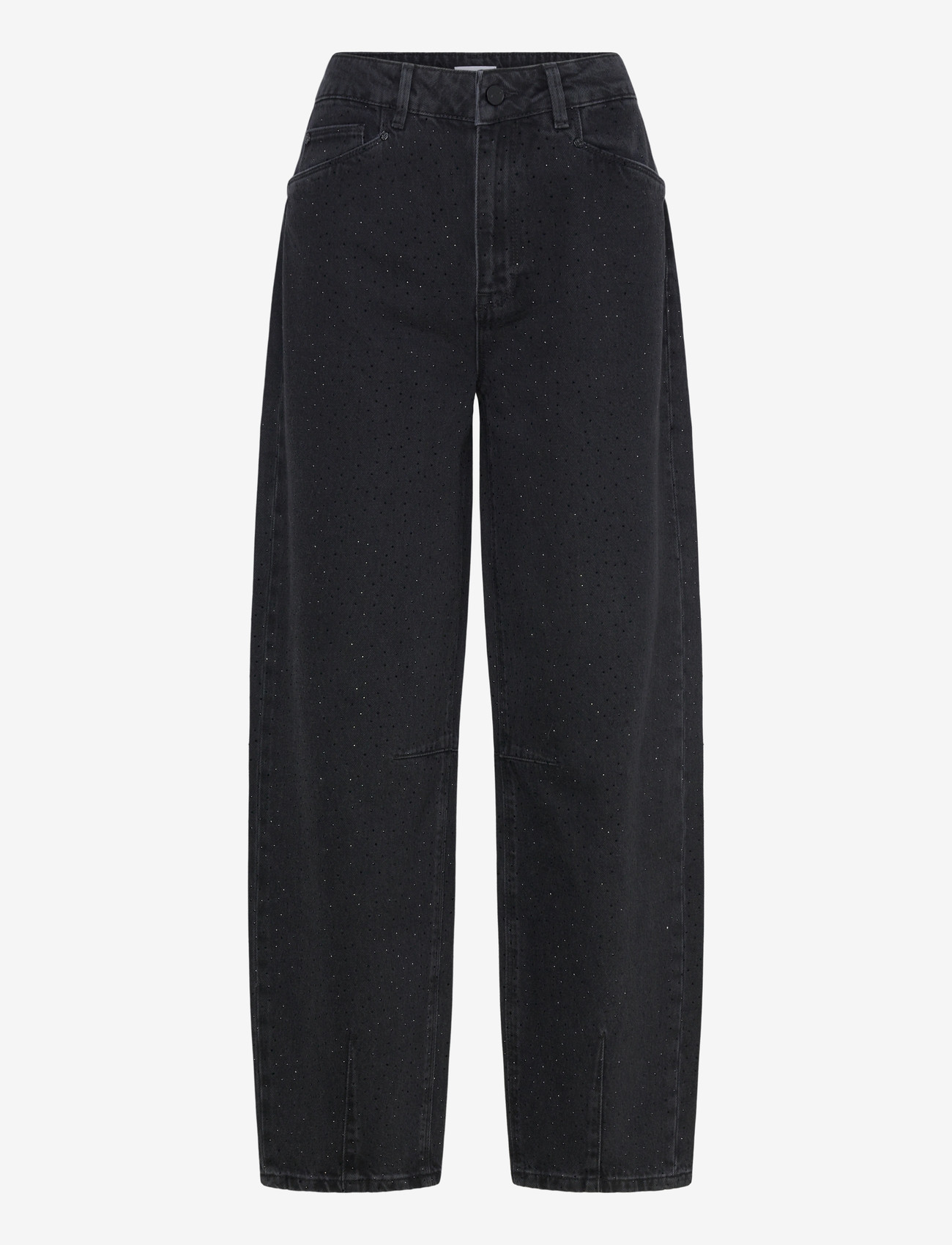 Dante6 - Dante6-Gaia rhinestone jeans - barrel jeans - washed black - 0