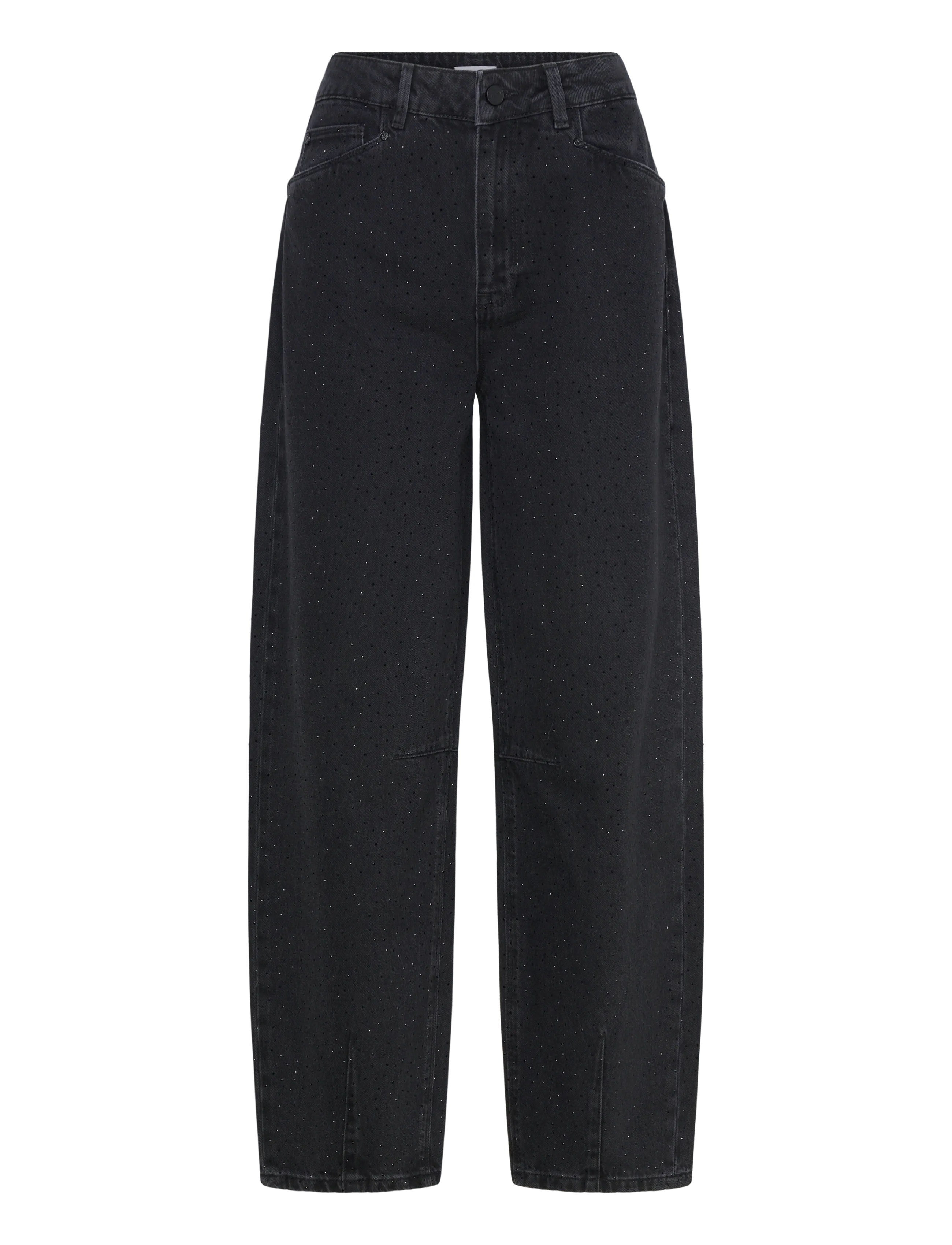 Dante6-Gaia rhinestone jeans - WASHED BLACK