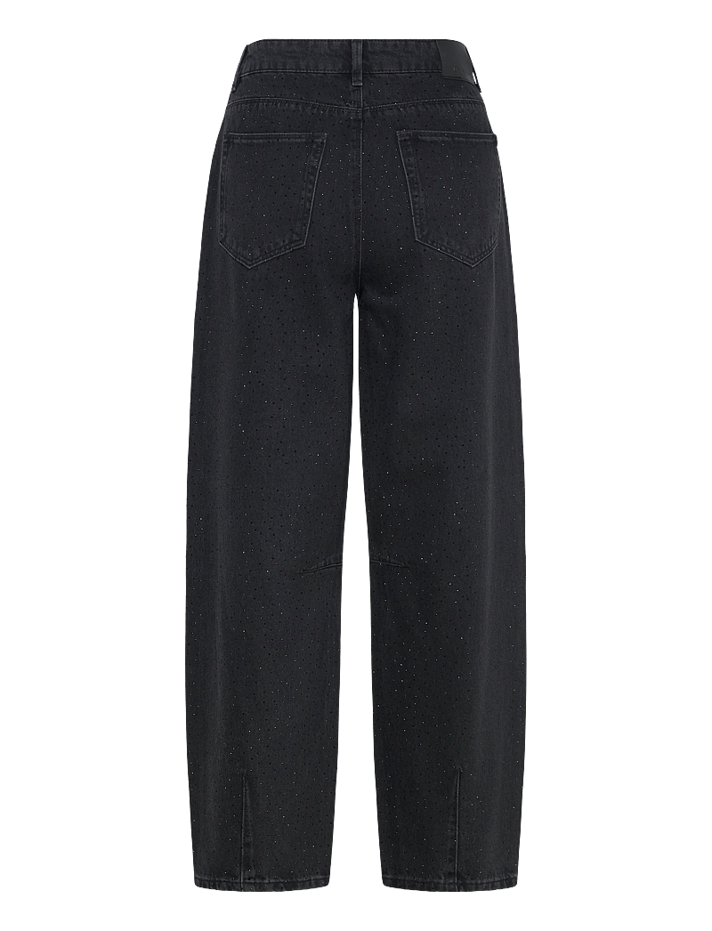 Dante6 - Dante6-Gaia rhinestone jeans - barrel jeans - washed black - 1