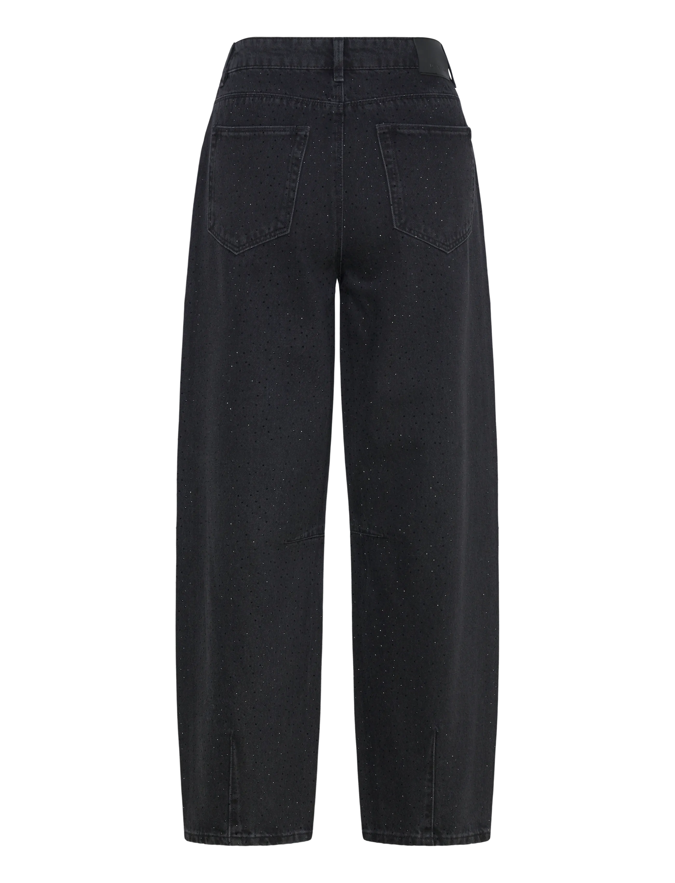 Dante6 - Dante6-Gaia rhinestone jeans - barrel jeans - washed black - 1