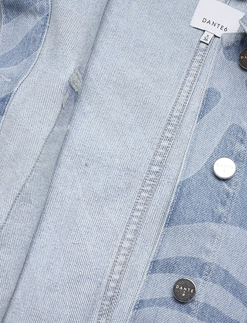 Dante6 - Dante6-Spring printed denim jacket - spring jackets - skywash blue - 3